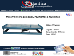 Fabricante de mesa vibratória